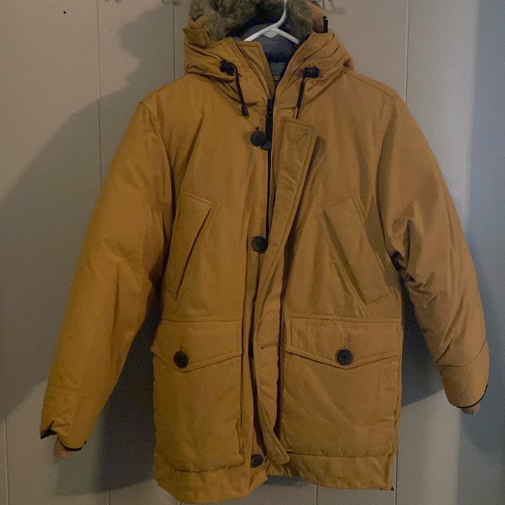 Beige kids coat